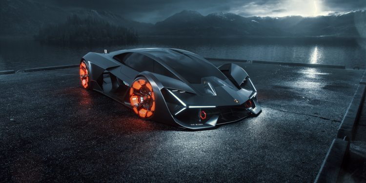 Enters The Electric and Futuristic Lamborghini Terzo Millennio Concept Car