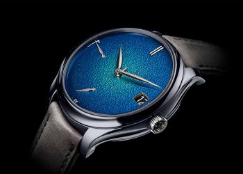 H. Moser & Cie Debuts Endeavour Perpetual Calendar Tantalum Blue Enamel