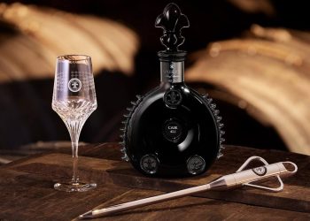Hark! Behold the Louis XIII Rare Cask 42.1, a most exquisite libation
